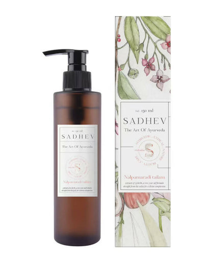 Sadhev Ayurvedic Brightening Nalpamaradi Tailam - DrMediCart