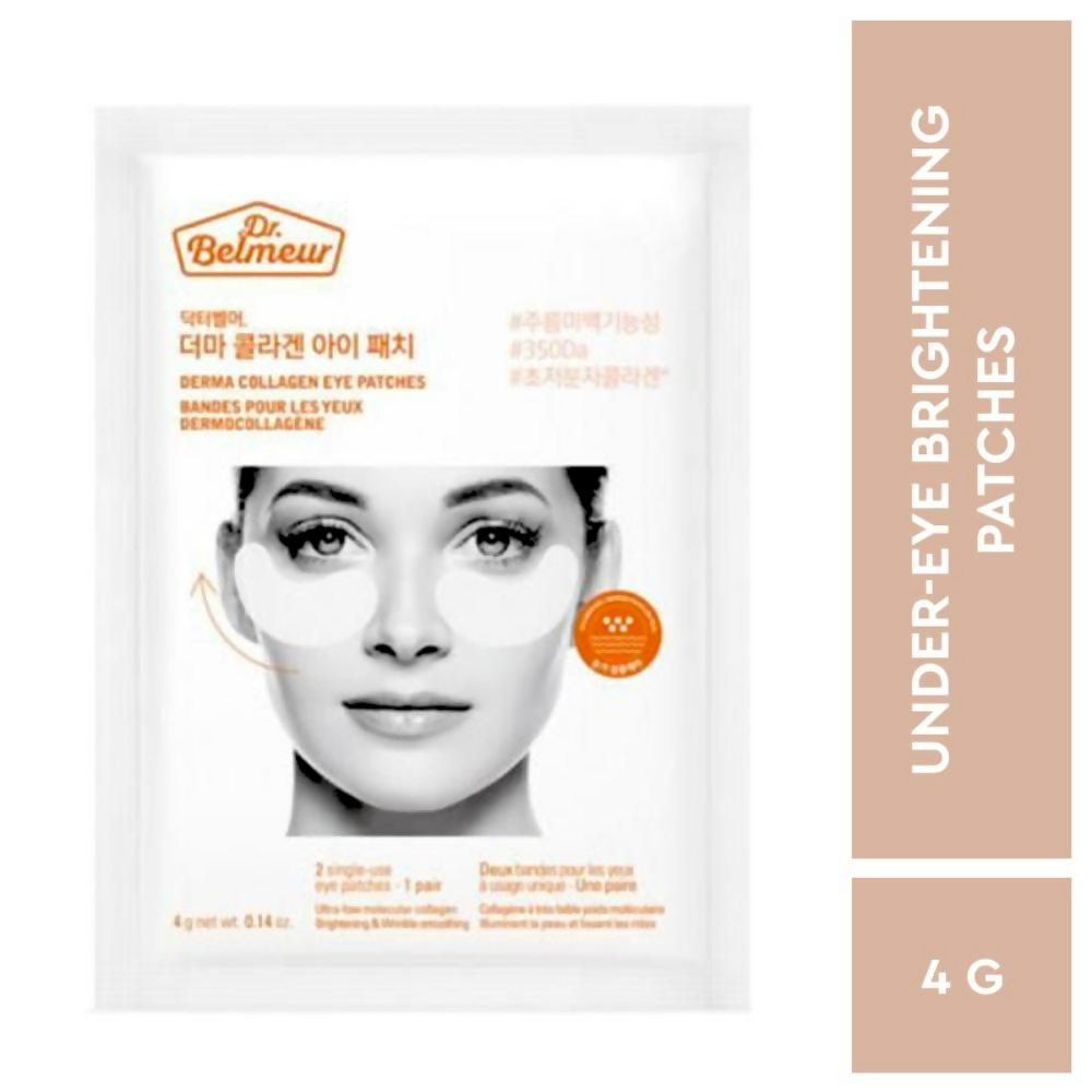 The Face Shop Dr.Belmeur Derma Collagen Hydrogel Eye Patches, For Under Eye Dark Cicle & Wrinkles
