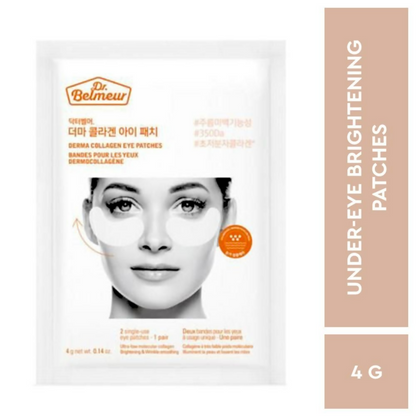 The Face Shop Dr.Belmeur Derma Collagen Hydrogel Eye Patches, For Under Eye Dark Cicle & Wrinkles