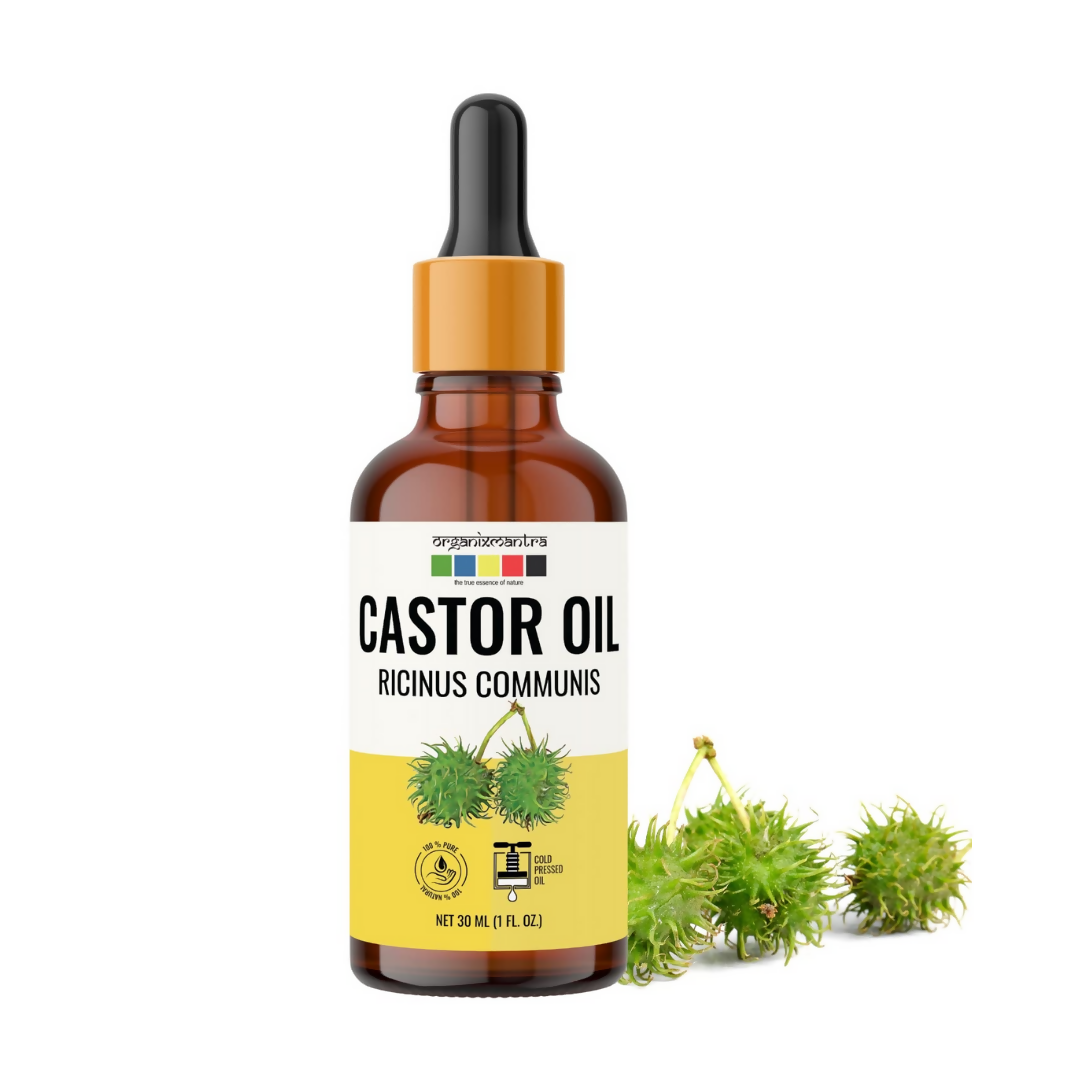Organix Mantra Castor Body Oil for Hair, Eyebrows & Eyelashes Growth