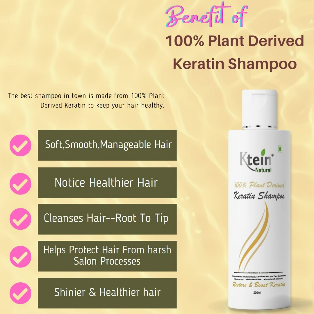 Ktein Natural Plant Derived Keratin Shampoo