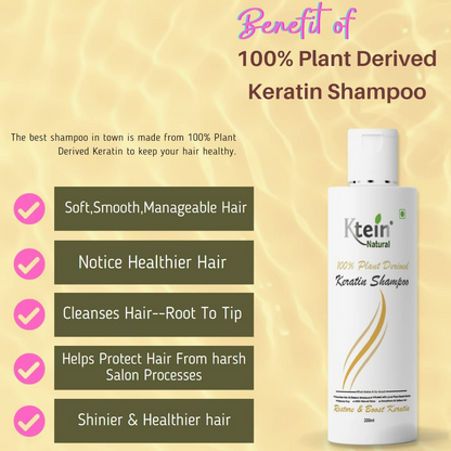 Ktein Natural Plant Derived Keratin Shampoo
