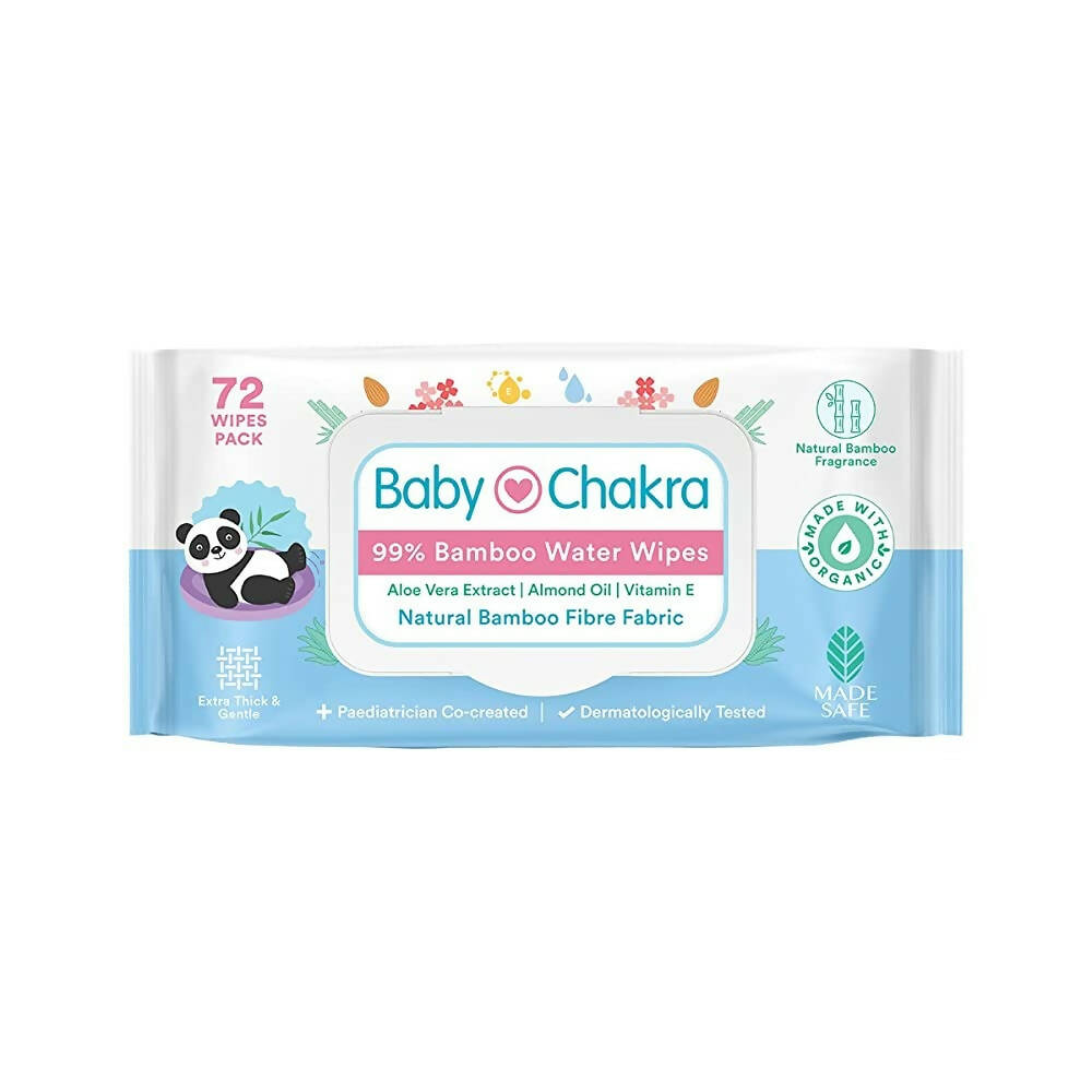 Buy BabyChakra 99% Bamboo Water Soft Wipes from DrMediCart, Ship from India to USA