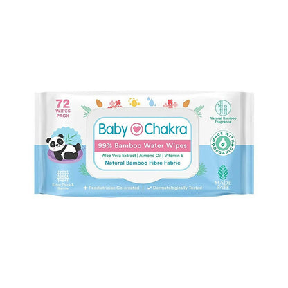 Buy BabyChakra 99% Bamboo Water Soft Wipes from DrMediCart, Ship from India to USA