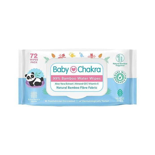 Buy BabyChakra 99% Bamboo Water Soft Wipes from DrMediCart, Ship from India to USA