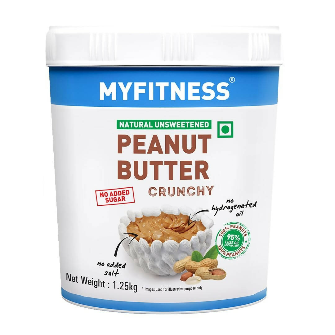 Myfitness All Natural Unsweetened Peanut Butter Crunchy