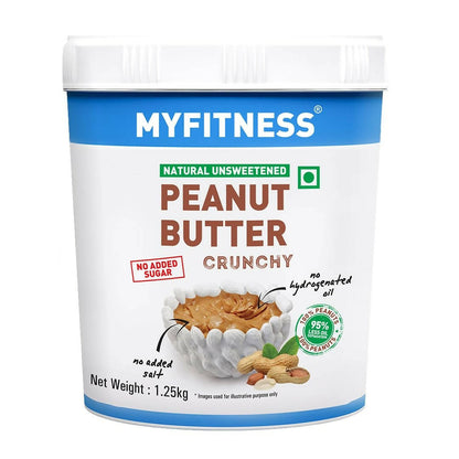 Myfitness All Natural Unsweetened Peanut Butter Crunchy