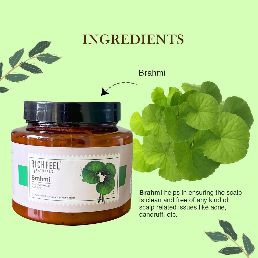 Richfeel Naturals Brahmi Intensive Repair Hair Pack
