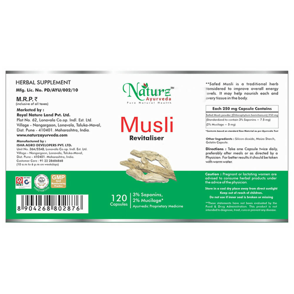 Naturz Ayurveda Musli Capsules