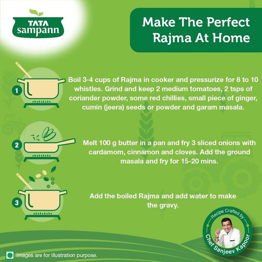 Buy Tata Sampann Unpolished Rajma from DrMediCart, Ship from India to USA
