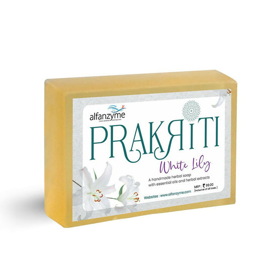 Buy Prakriti Herbal Soap White Lily from DrMediCart, Ship from India to USA