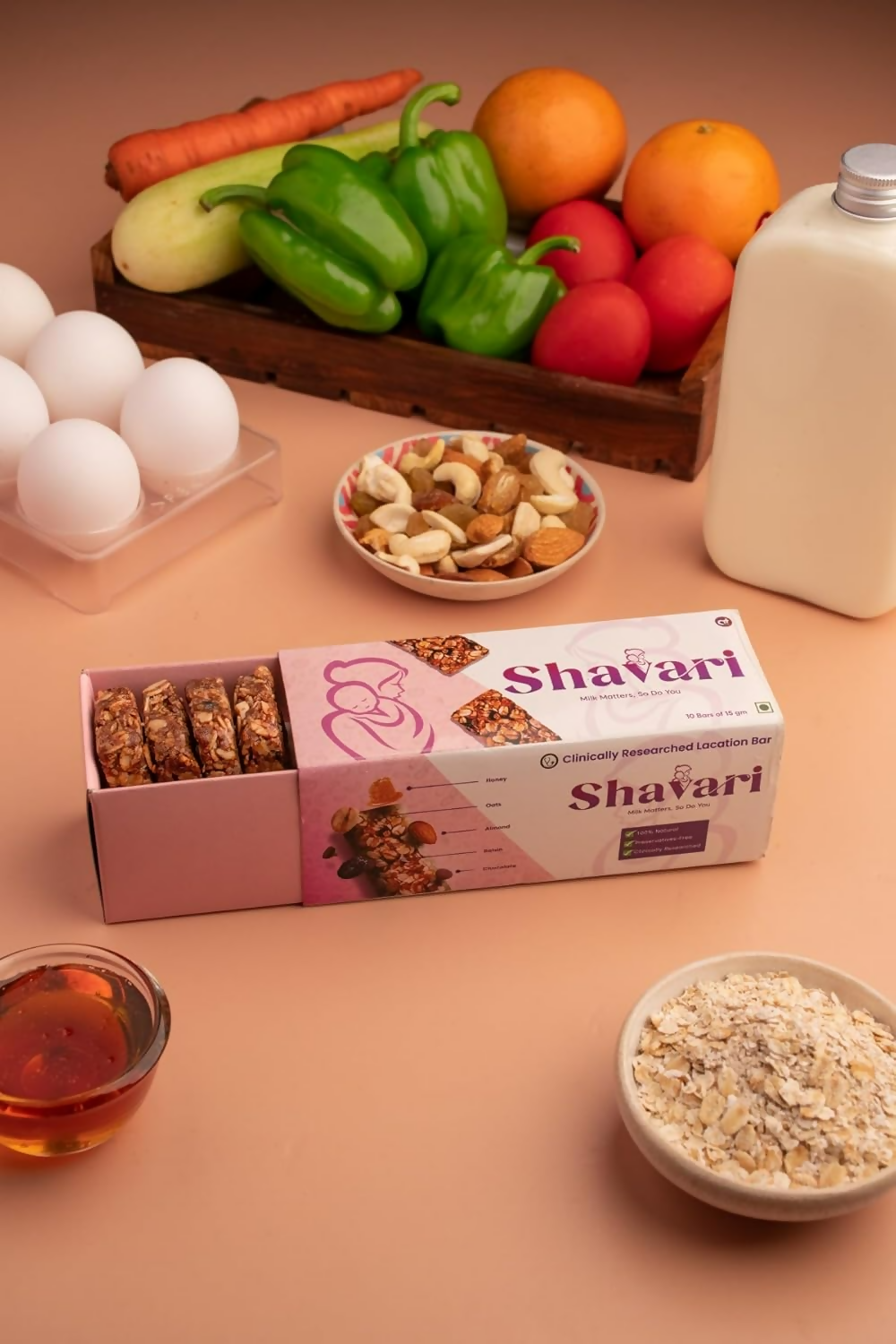 Shavari Lactation Bars For Supermoms Establish Early Lactation