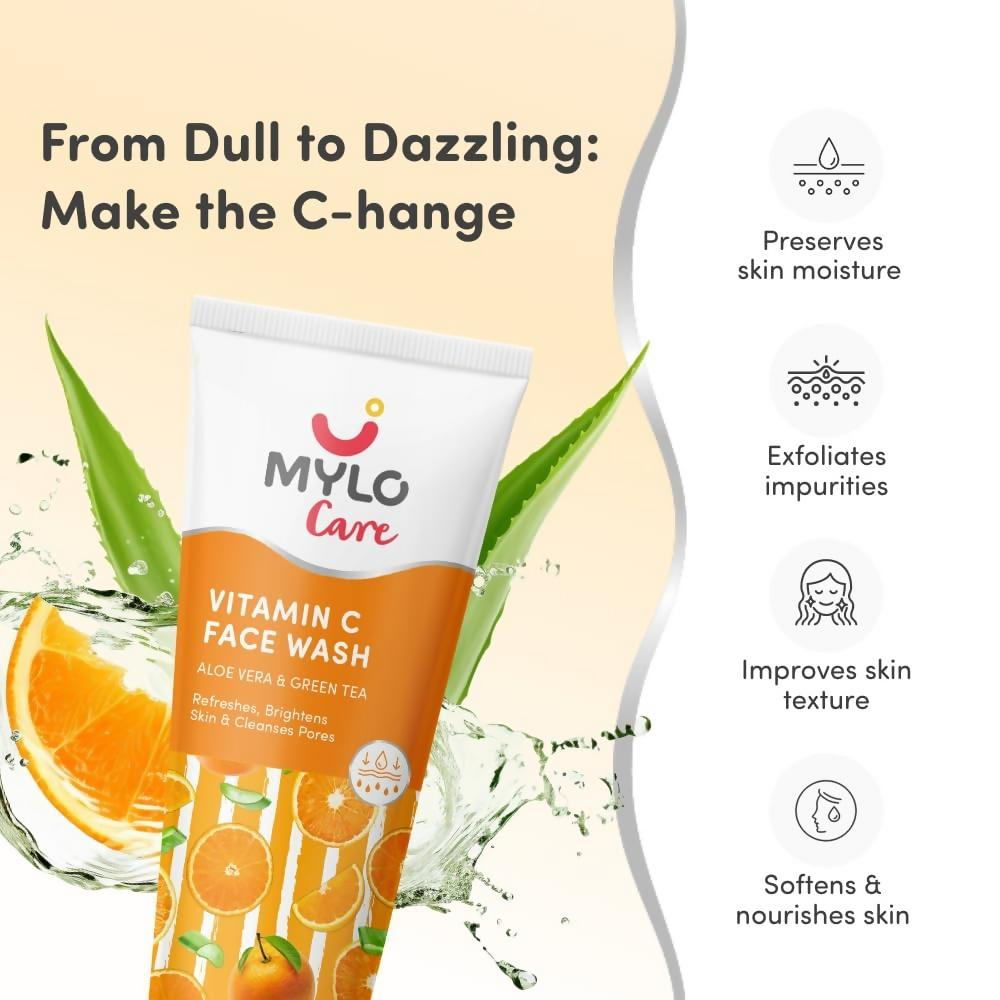 Mylo Care Vitamin C Refreshing & Brightening Face Wash
