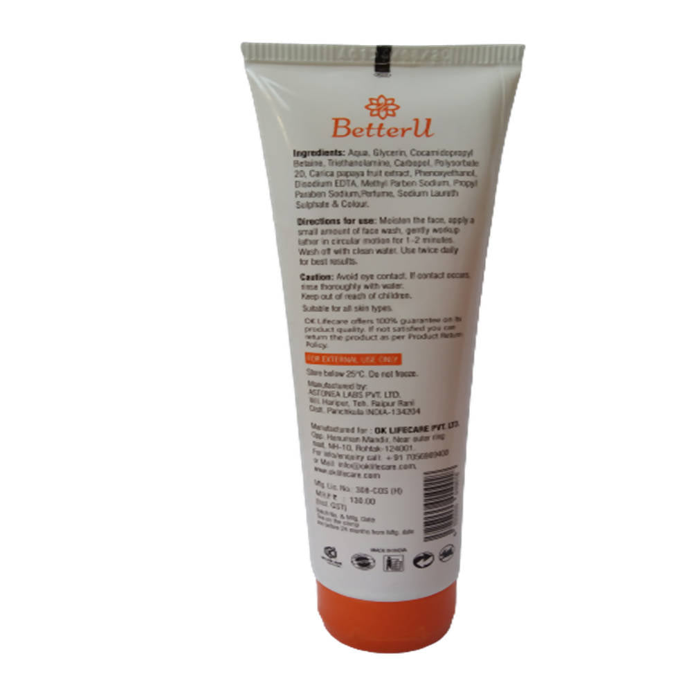 Betteru Papaya Face Wash - DrMediCart