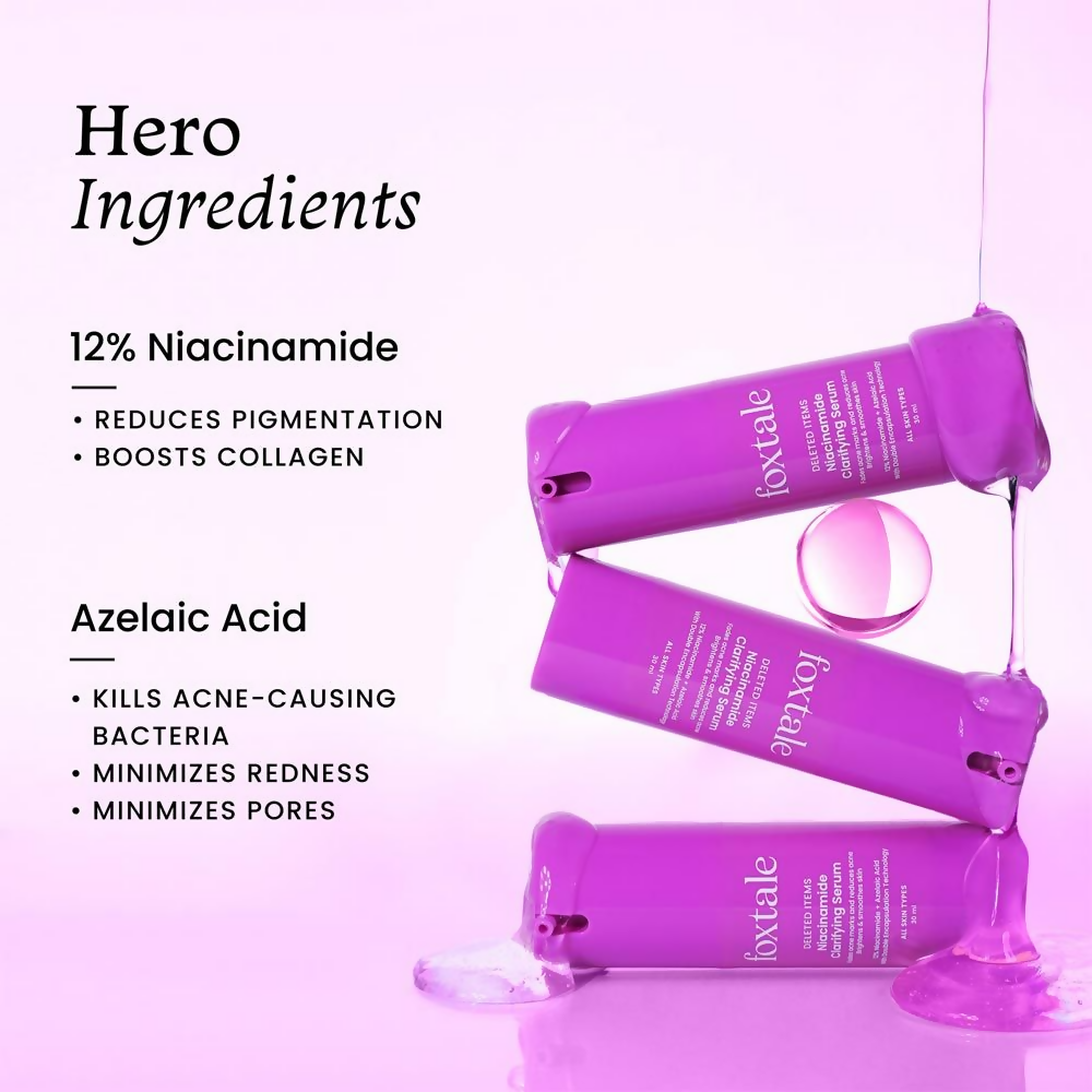 Foxtale 12% Niacinamide + Azelaic Acid Clarifying Serum