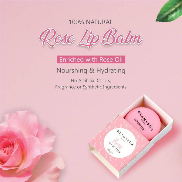 Glamveda Rose Lip Balm