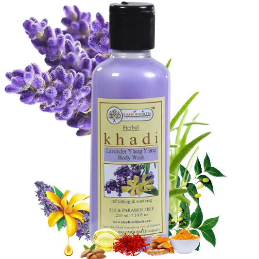 Khadi Rishikesh Herbal Lavender Ylang Ylang Body Wash - DrMediCart