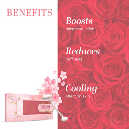 Khadi Natural Rose Quartz Facial Roller