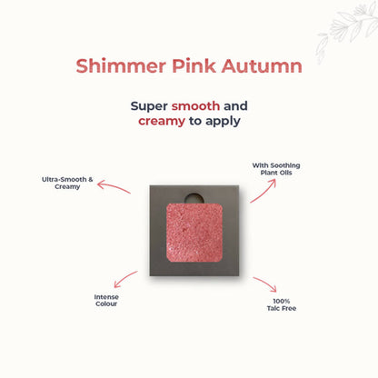 Disguise Satin Smooth Eyeshadow Squares - Shimmer Pink Autumn 206