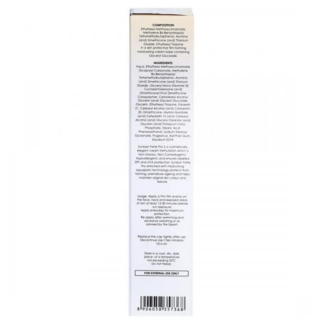 Sunban Forte Pro SPF 50+ PA+++ Cream