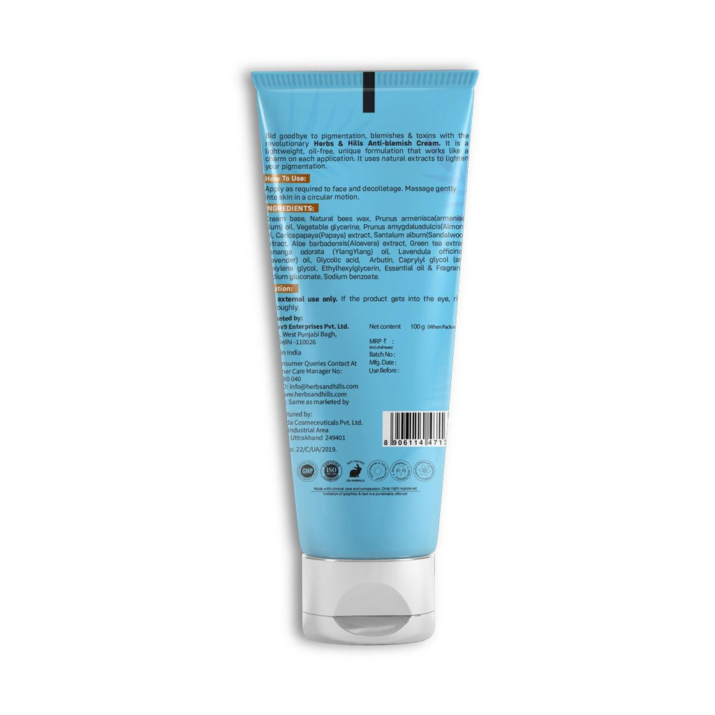 Herbs & Hills Anti Blemish Cream