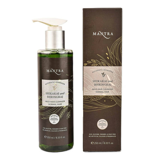 Buy Mantra Herbal Shikakai and Bhringraj Mild Hair Cleanser For Normal Hair from DrMediCart, Ship from India to USA