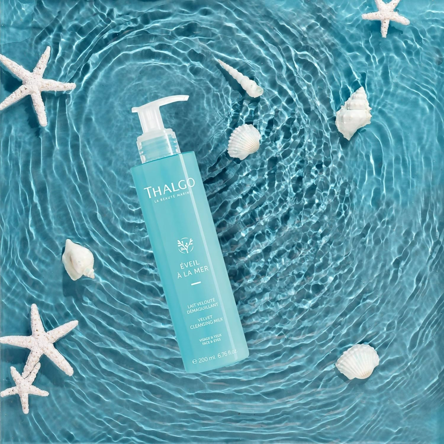 Thalgo Velvet Cleansing Milk - Gentle Cleansing Milk with Castor & Grape Seed Oils