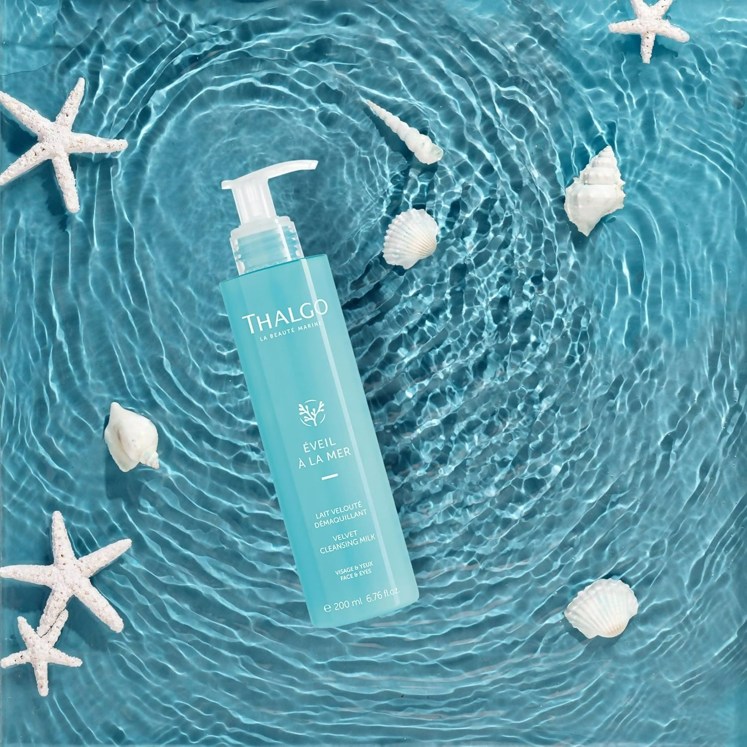 Thalgo Velvet Cleansing Milk - Gentle Cleansing Milk with Castor & Grape Seed Oils