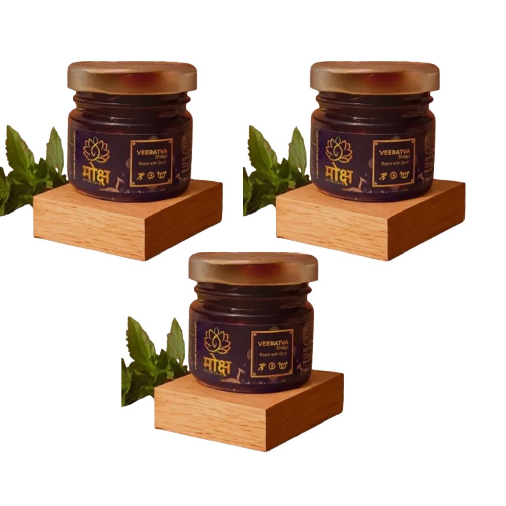 Moksha Botanicals Veeratva SJ Resin with Gold