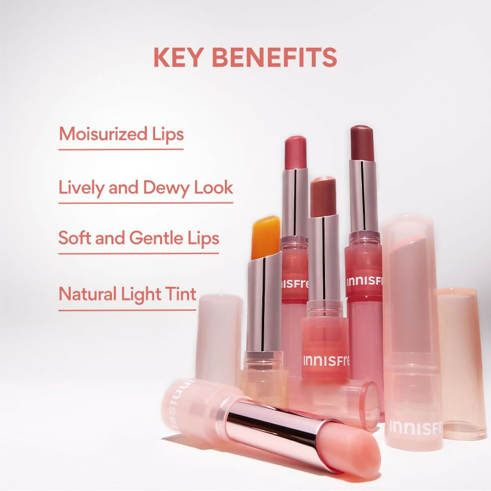Innisfree Dewy Tint Lip Balm - Baby Pink