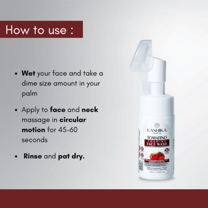 Lashika Tomatino Foaming Face Wash