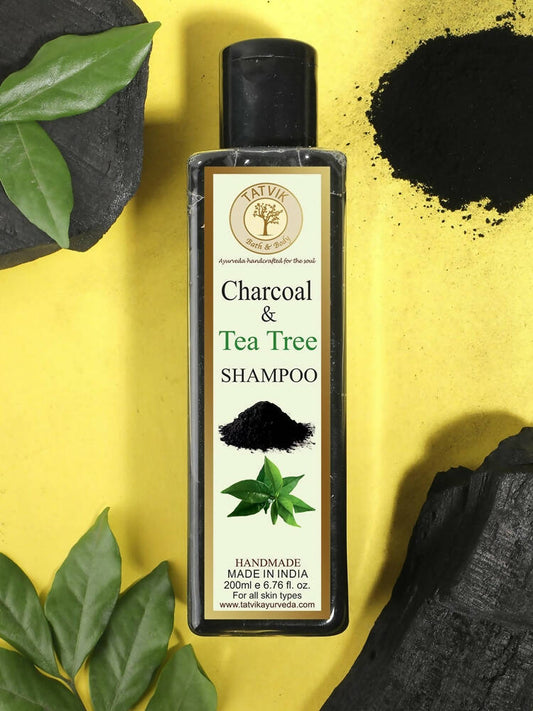 Buy Tatvik Ayurveda Charcoal & Tea Tree Shampoo from DrMediCart, Ship from India to USA