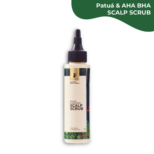 Buy Pilgrim Patua & AHA BHA Scalp Scrub Deep Cleanse for Scalp from DrMediCart, Ship from India to USA