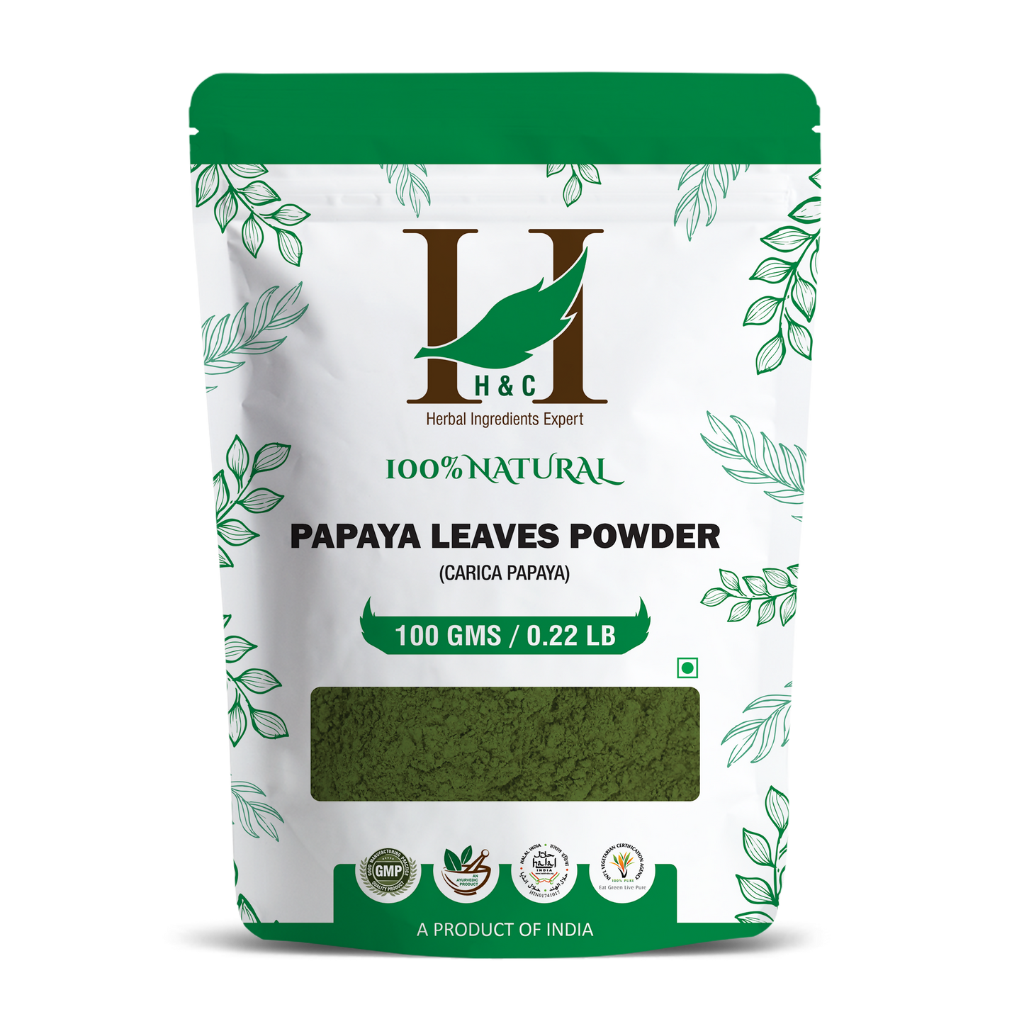 H&C Herbal Papaya Leaves Powder