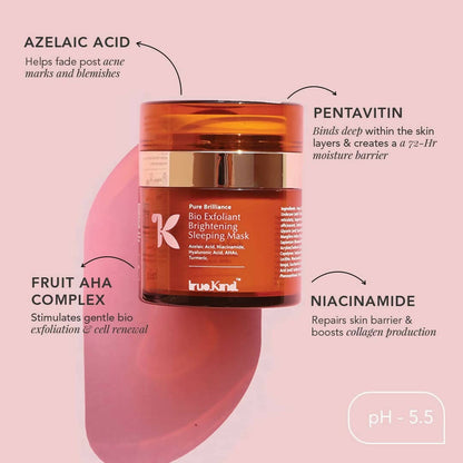 True Kind Bio Exfoliant Brightening Sleeping Mask - DrMediCart