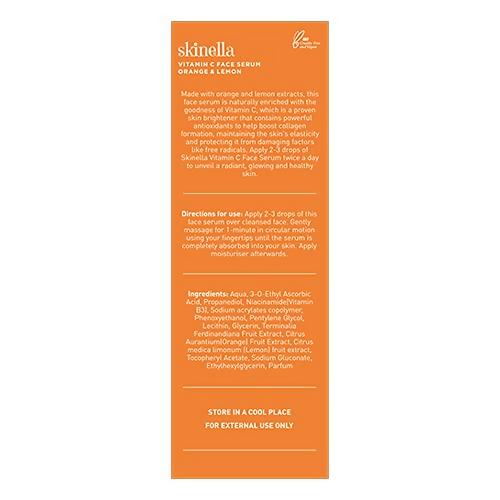 Skinella Vitamin C Face Serum Orange Lemon