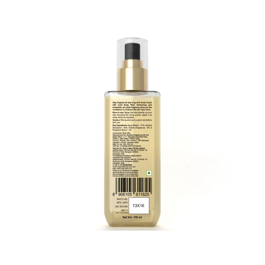 Body Cupid 24k Gold Body Mist