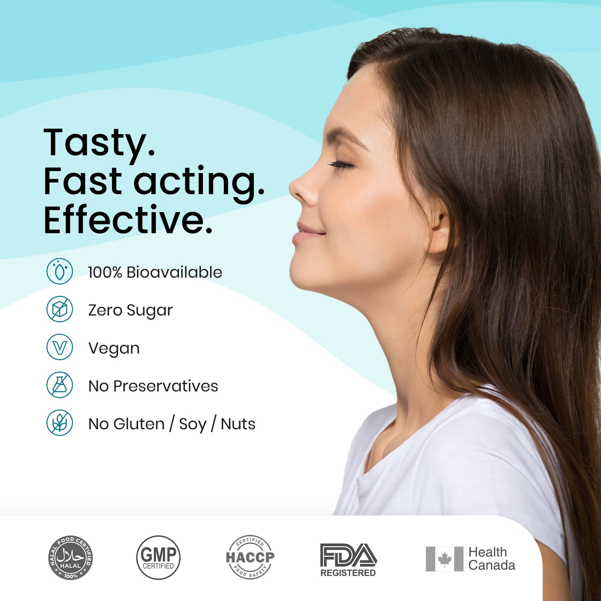 Wellbeing Nutrition Melts instant Throat Relief Oral Strips-Soothing Ginger Lemon Honey Flavor - Drmedicart