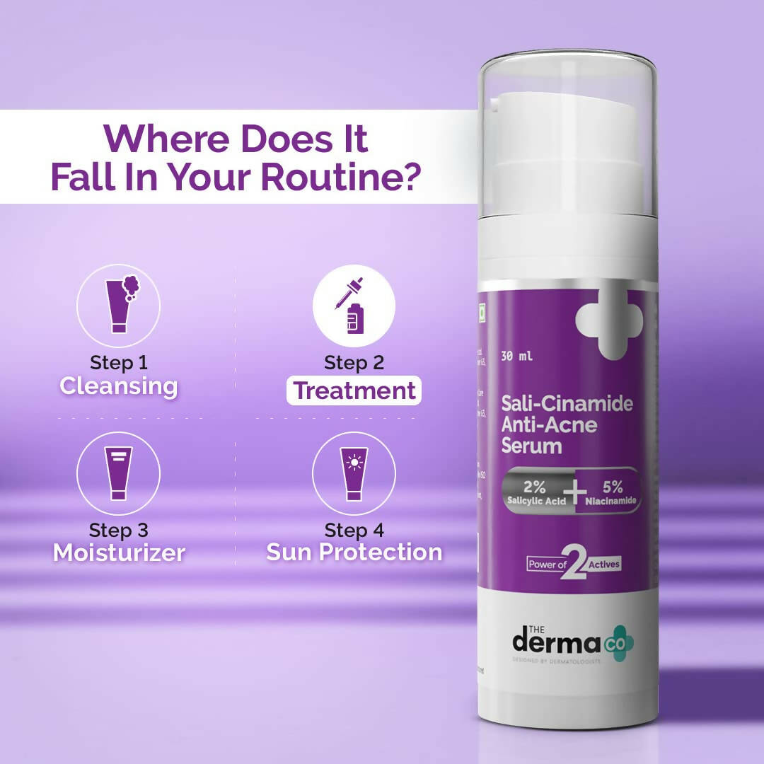 The Derma Co Sali-Cinamide Anti-Acne Face Serum - Drmedicart
