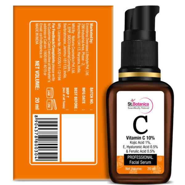 St.Botanica Vitamin C 10% Professional Face Serum