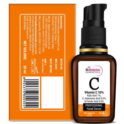 St.Botanica Vitamin C 10% Professional Face Serum