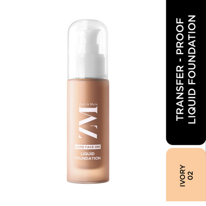 Zayn & Myza Game Face On Liquid Foundation With SPF 25  - Ivory