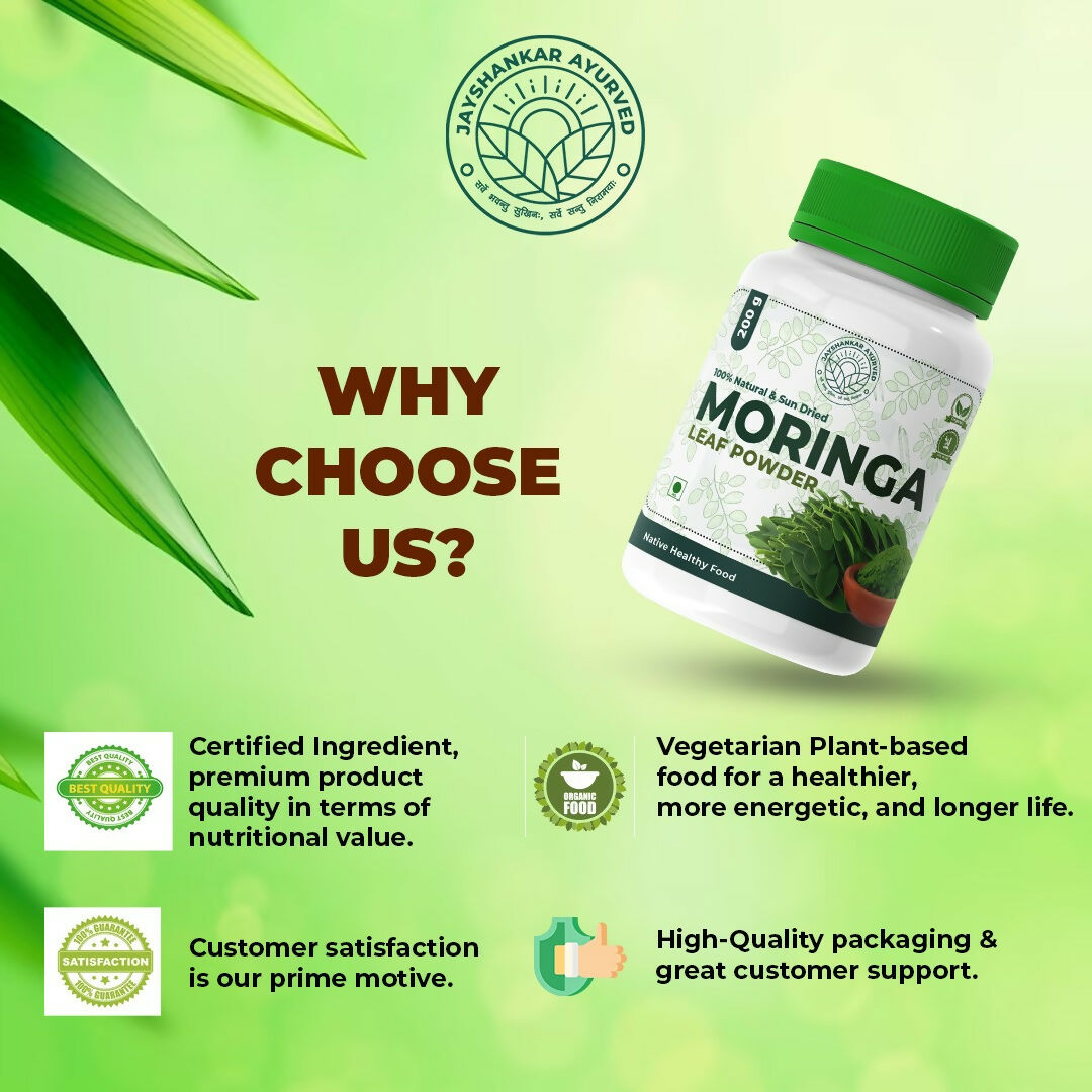 Jayshankar Ayurved Moringa Leaf Powder