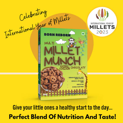 Born Reborn Chocolate Millet Munch - Animal Kingdom