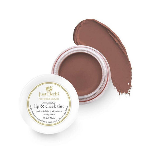 Buy Just Herbs Herb Enriched Lip & Cheek Tint ( Soft-Nude-05) (4 Ml) from DrMediCart, Ship from India to USA