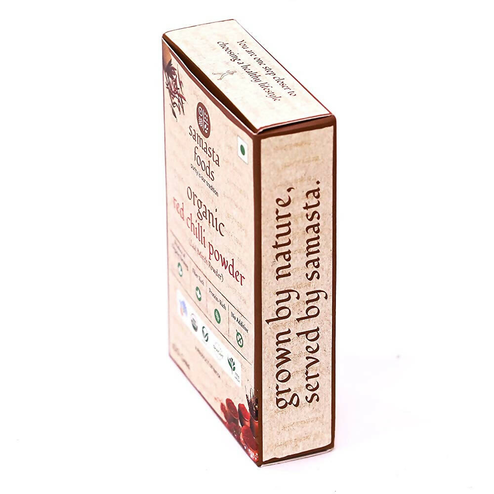 Samasta Food Organic Red Chilli (Lal Mirch) Powder