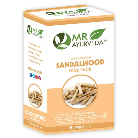 Buy MR Ayurveda Sandalwood Face Pack Powder from DrMediCart, Ship from India to USA