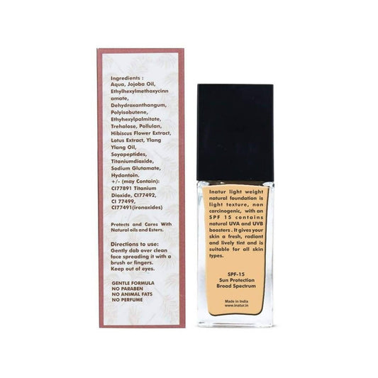 Buy Inatur Natural Light Weight Foundation - Sunkissed from DrMediCart, Ship from India to USA