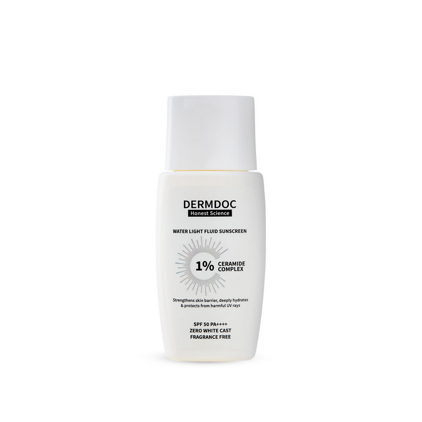 Dermdoc 1% Ceramide Complex Water Light Fluid Sunscreen SPF 50 PA ++++