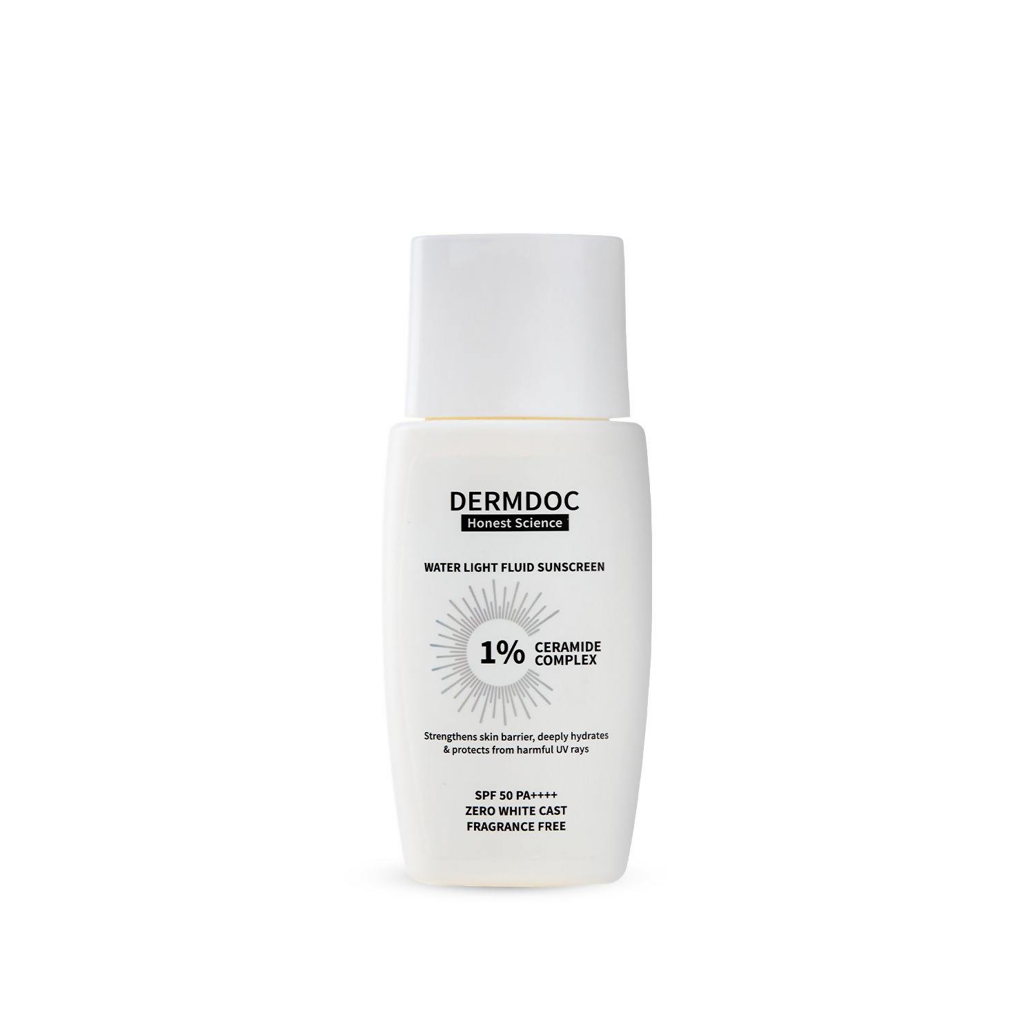 Dermdoc 1% Ceramide Complex Water Light Fluid Sunscreen SPF 50 PA ++++